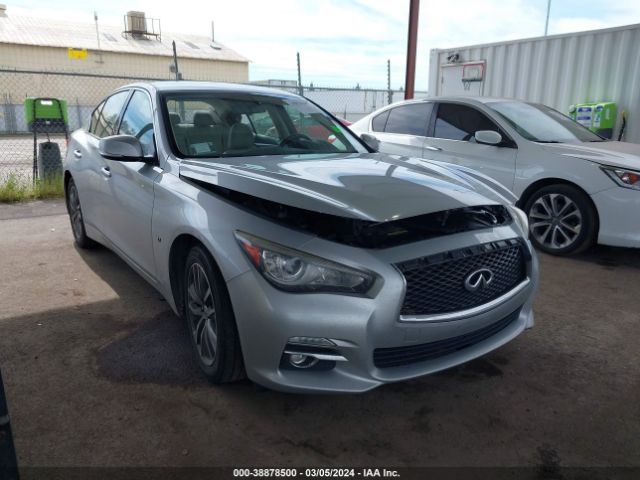 38878500 :رقم المزاد ، JN1BV7AP4FM346880 vin ، 2015 Infiniti Q50 مزاد بيع