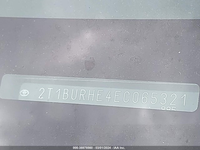 Toyota Corolla S Plus 2014 2T1BURHE4EC065321 Image 9