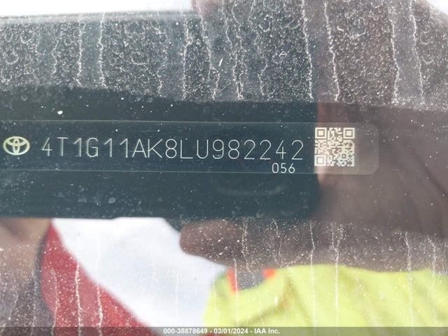 Toyota CAMRY SE 2020 4T1G11AK8LU982242 Image 9