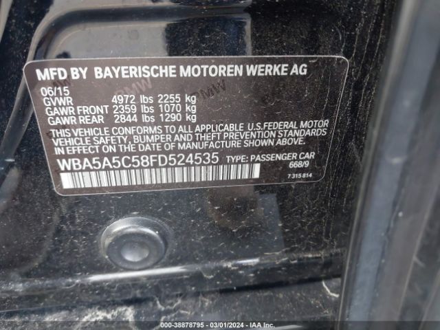WBA5A5C58FD524535 BMW 528I