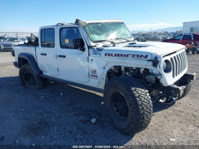 Auction sale of the 2021 Jeep Gladiator Rubicon 4x4, vin: 1C6JJTBG8ML566786, lot number: 38878807