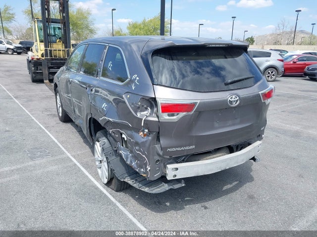 Toyota Highlander Le 2015 5TDZARFH3FS015281 Image 3