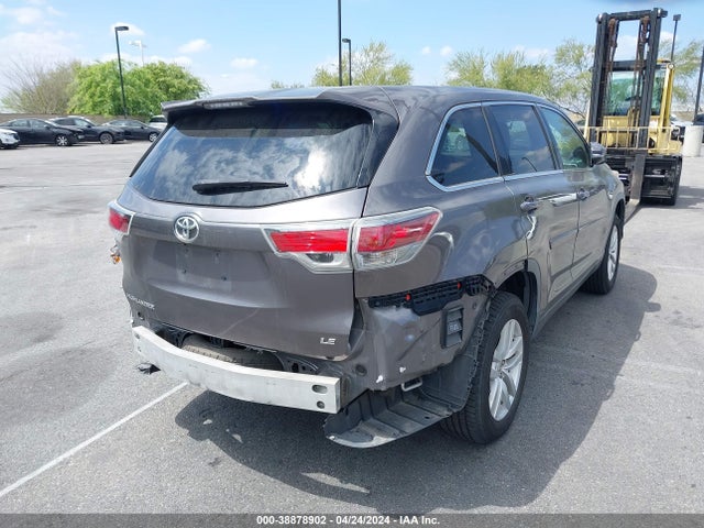 Toyota Highlander Le 2015 5TDZARFH3FS015281 Image 4