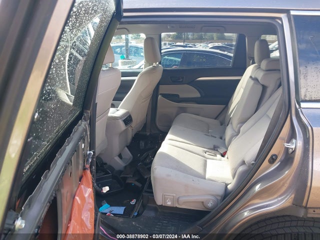Toyota Highlander Le 2015 5TDZARFH3FS015281 Image 8