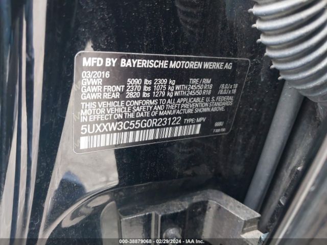 5UXXW3C55G0R23122 BMW X4 Xdrive28i