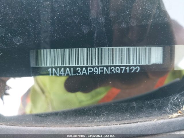 1N4AL3AP9FN397122 Nissan Altima 2.5/2.5 S/2.5 Sl/2.5 Sv