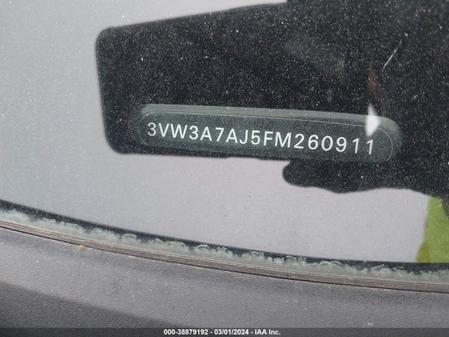 3VW3A7AJ5FM260911 Volkswagen Jetta 2.0l Tdi Se