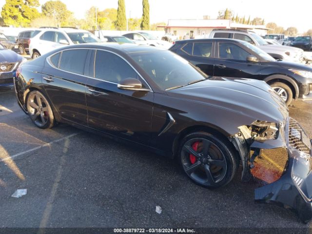 2019 Genesis G70 3.3t Advanced მანქანა იყიდება აუქციონზე, vin: KMTG34LE1KU043487, აუქციონის ნომერი: 38879722