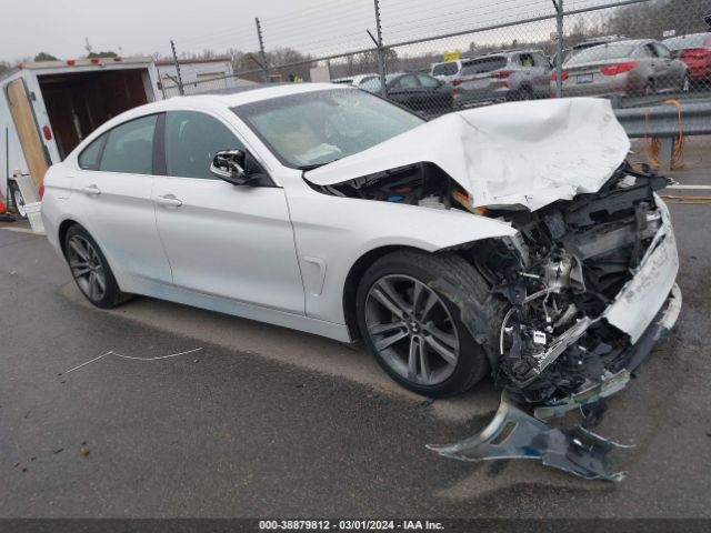 2017 Bmw 430i Gran Coupe მანქანა იყიდება აუქციონზე, vin: WBA4F7C54HG437743, აუქციონის ნომერი: 38879812