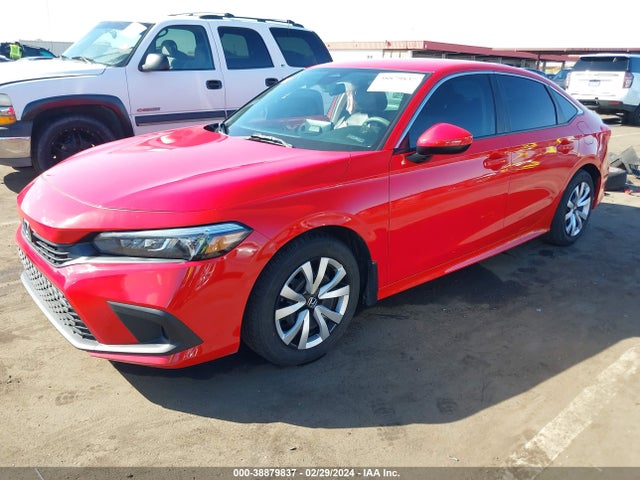 2022 HONDA CIVIC LX VIN: 2HGFE2F23NH532606