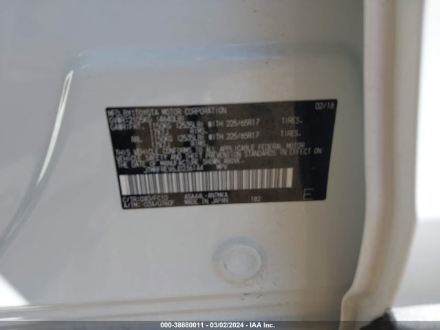 Toyota Rav4 Xle 2018 JTMRFREV6JD236144 Image 9