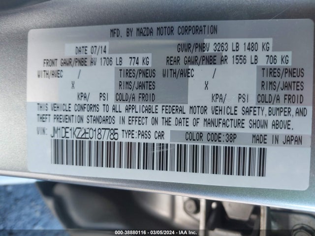 Mazda Mazda2 Sport 2014 JM1DE1KZ2E0187785 Image 9