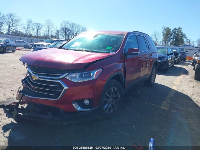 Chevrolet Traverse 1lt 2019 1GNERGKW4KJ270553 Image 2