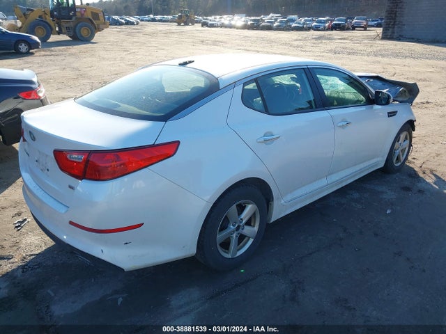 KIA Optima Lx 2015 KNAGM4A78F5646966 Image 4