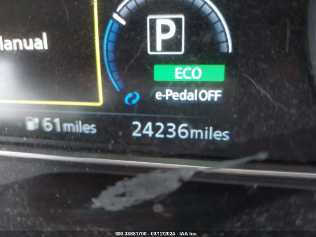 1N4AZ1CP0LC302437 Nissan Leaf Sv 40 Kwh