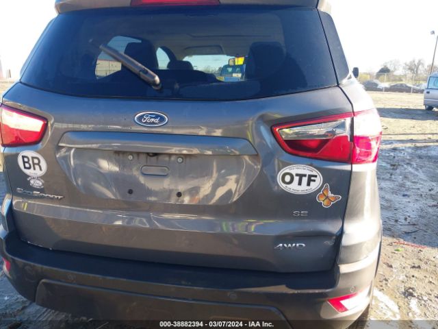 MAJ6P1UL7JC206003 Ford Ecosport Se