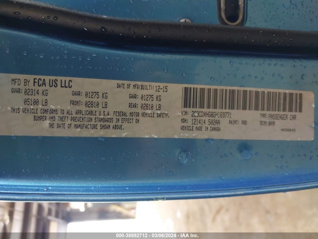Dodge Charger Sxt 2016 2C3CDXHG8GH169771 Image 9