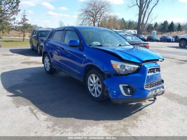 2015 Mitsubishi Outlander Sport Se მანქანა იყიდება აუქციონზე, vin: 4A4AR4AU5FE007419, აუქციონის ნომერი: 38882775