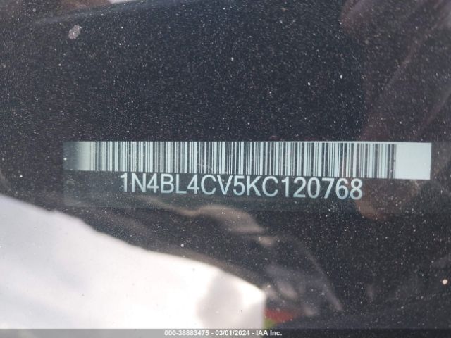 1N4BL4CV5KC120768 Nissan Altima 2.5 Sr