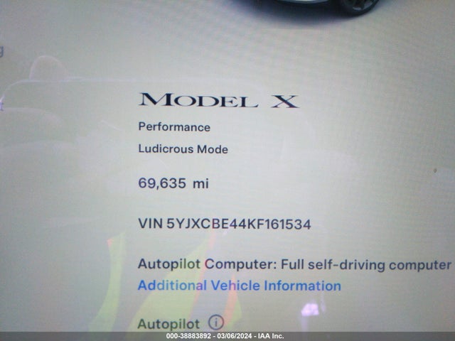 Tesla Model X P100d/performance 2019 5YJXCBE44KF161534 Image 15