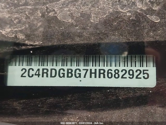 Dodge Grand Caravan Se 2017 2C4RDGBG7HR682925 Image 9