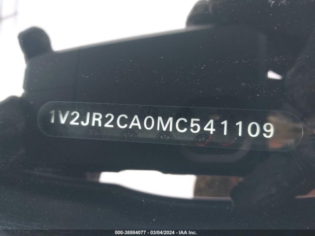 1V2JR2CA0MC541109 Volkswagen Atlas 3.6l V6 Se W/technology
