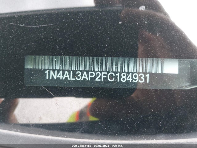 Nissan Altima 2.5 Sv 2015 1N4AL3AP2FC184931 Image 9