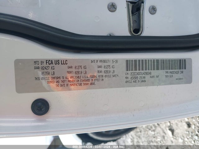 Chrysler 300 300s Awd 2018 2C3CCAGG3JH296548 Image 9