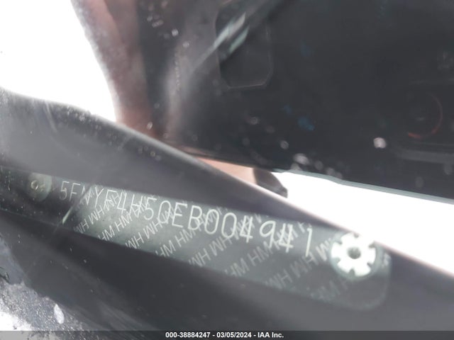 Honda Pilot Ex-l 2014 5FNYF4H50EB004941 Image 9