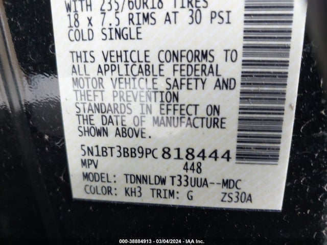 Nissan Rogue Sv Intelligent Awd 2023 5N1BT3BB9PC818444 Image 9