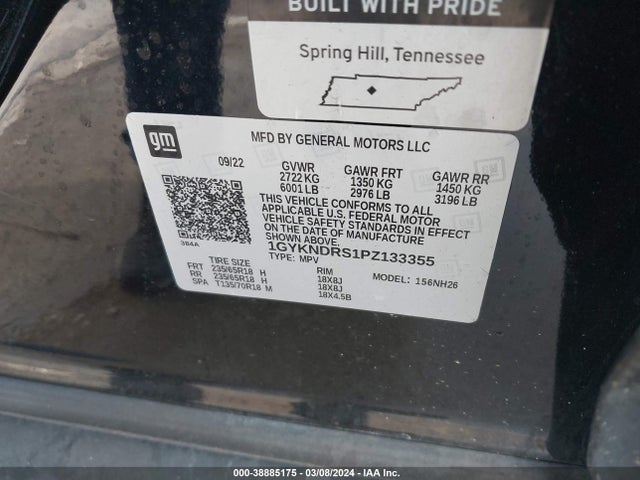 2023 CADILLAC XT5 1GYKNDRS1PZ133355 Photo 8