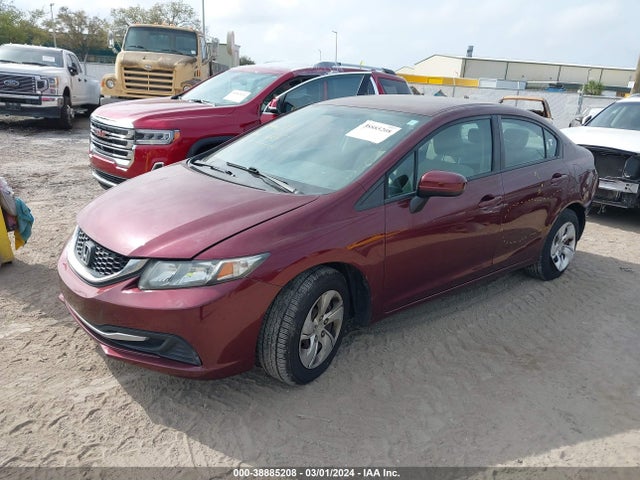 Honda Civic Lx 2014 2HGFB2F53EH523357 Image 2
