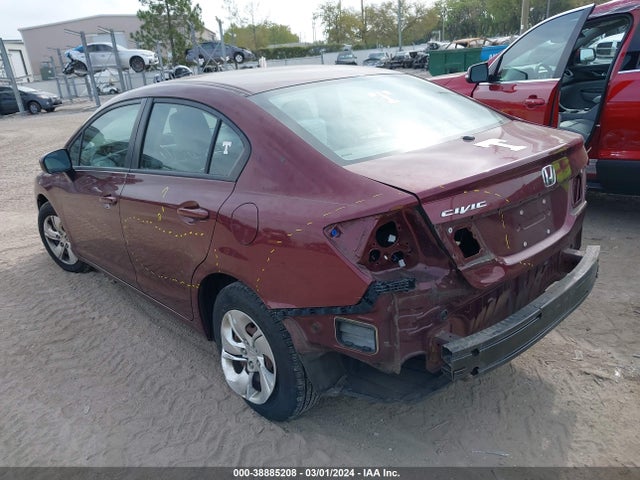 Honda Civic Lx 2014 2HGFB2F53EH523357 Image 3