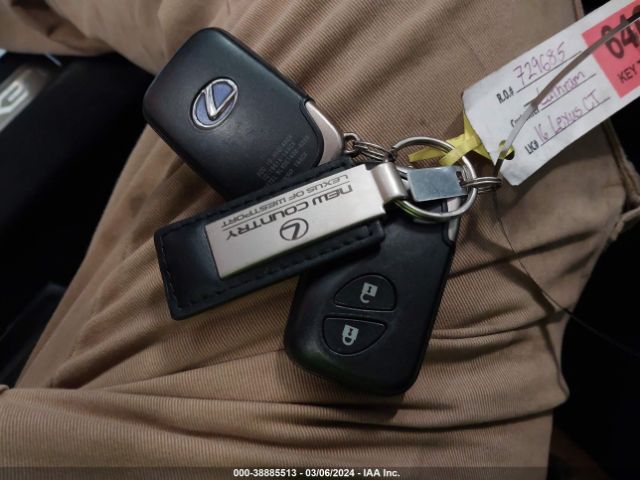 2016 LEXUS CT 200H JTHKD5BH4G2257060 Photo 10