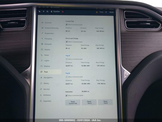 5YJXCBE49GFS00612 Tesla Model X 75d/p100d/p90d
