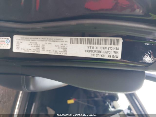 1C4RDHAG7NC103069 Dodge Durango Sxt Rwd