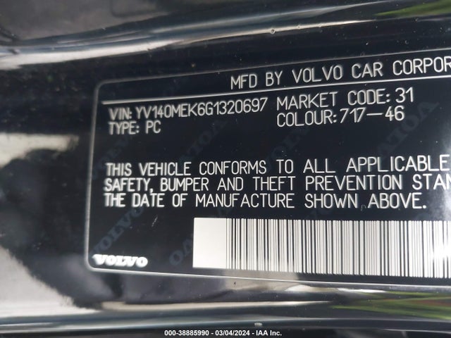 Volvo V60 T5 Drive-e Premier 2016 YV140MEK6G1320697 Image 9