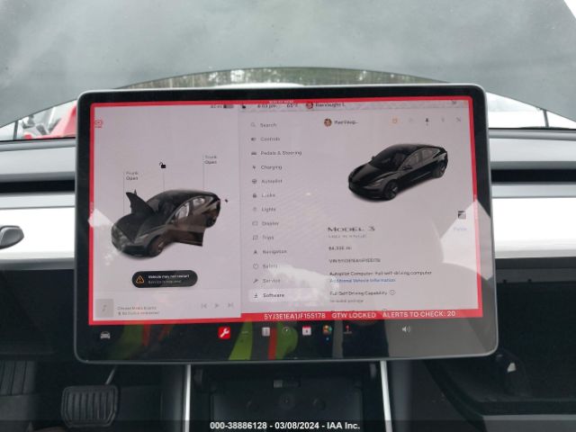 5YJ3E1EA1JF155178 Tesla Model 3 Long Range/mid Range