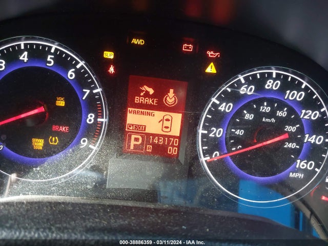 Продажа на аукционе авто 2009 Infiniti G37x, vin: JNKCV61F39M363918, номер лота: 38886359