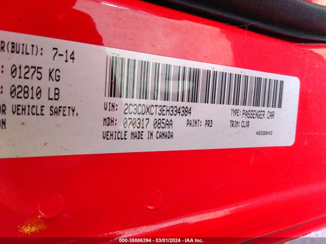 Dodge Charger R/t Max 2014 2C3CDXCT3EH334384 Image 9