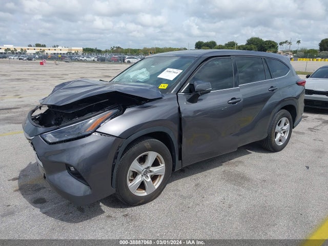 Toyota Highlander Le 2022 5TDZZRAH3NS539660 Image 2