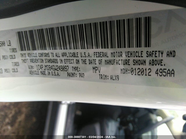 Jeep Cherokee Limited 2016 1C4PJMDB4GW249097 Image 9