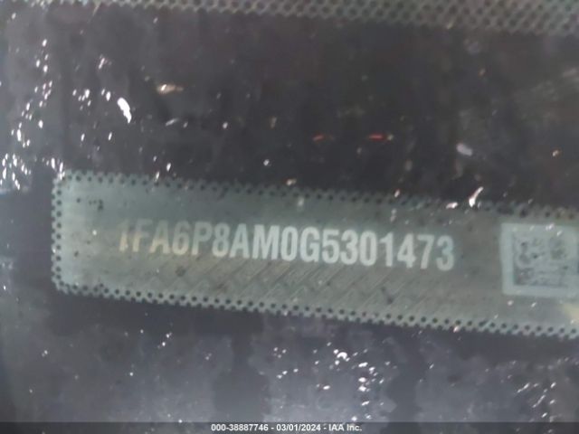 1FA6P8AM0G5301473 Ford Mustang V6