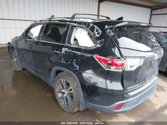 Toyota Highlander Xle V6 2016 5TDJKRFH6GS317420 Image 3