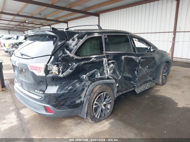 Toyota Highlander Xle V6 2016 5TDJKRFH6GS317420 Image 4