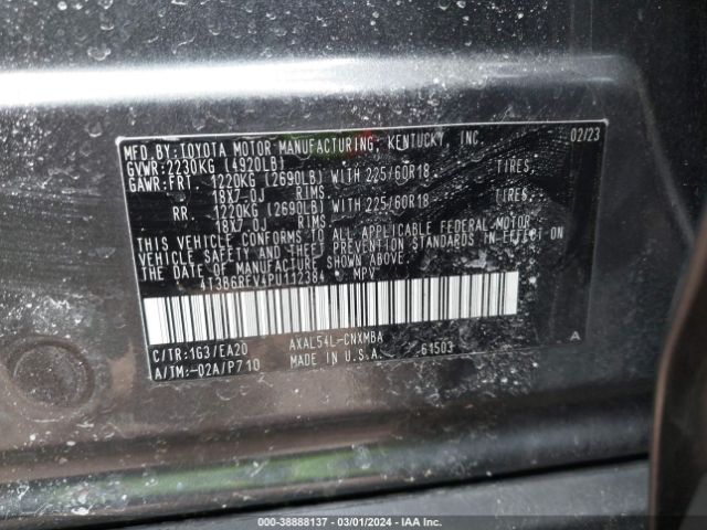 2023 TOYOTA RAV4 4T3B6RFV4PU112384 Photo 8