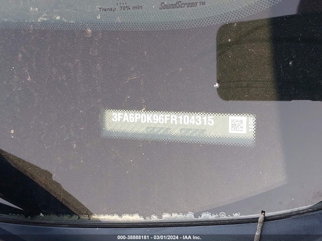 Ford Fusion Titanium 2015 3FA6P0K96FR104315 Image 9