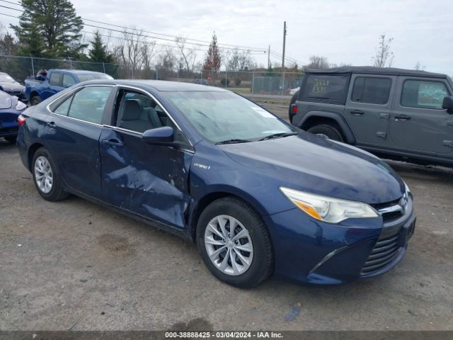 Auction sale of the 2016 Toyota Camry Hybrid Le, vin: 4T1BD1FK6GU186105, lot number: 38888425