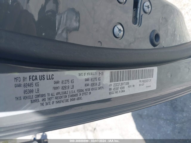 Dodge Challenger R/t Scat Pack 2019 2C3CDZFJ9KH719286 Image 9