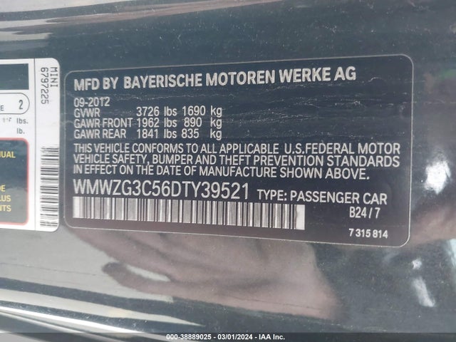 2013 MINI CLUBMAN WMWZG3C56DTY39521 Photo 8